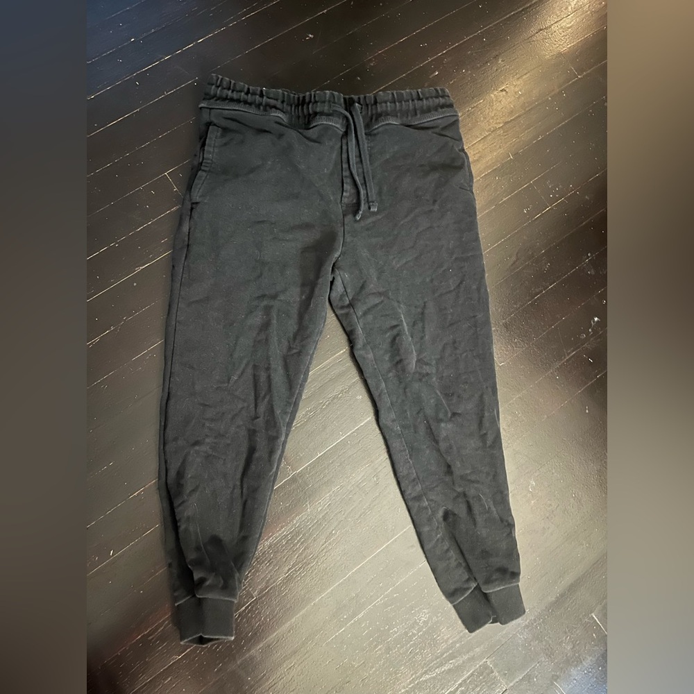 American Eagle Outfitters Men's AEUSA Graphic Joggers - Black - Size Small